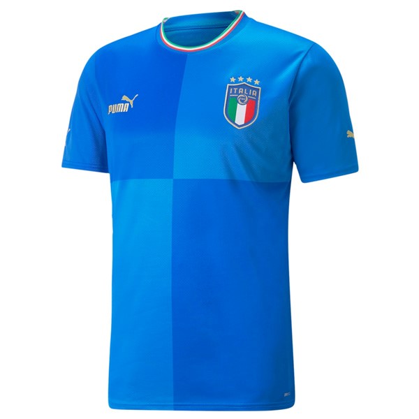Tailandia Camiseta Italia 1ª Kit 2022 Azul